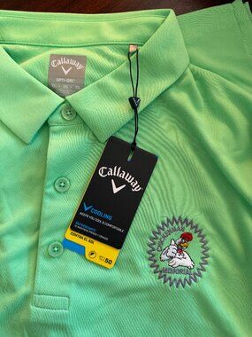 Callaway Opti-Dri Memorial Golf Tournament Polo Green XL NWT